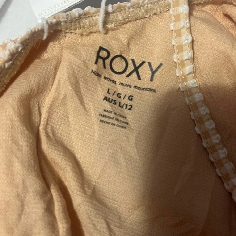 Roxy Apricot Textured Swimwear